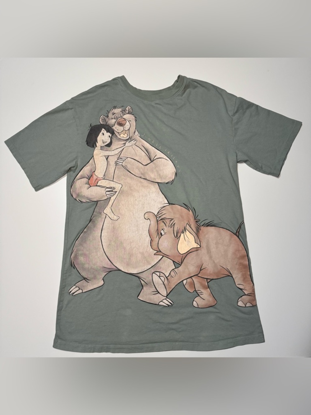 Disney The Jungle Book Sleep Short Sleeve Shirt, Size Small, 100% Cotton